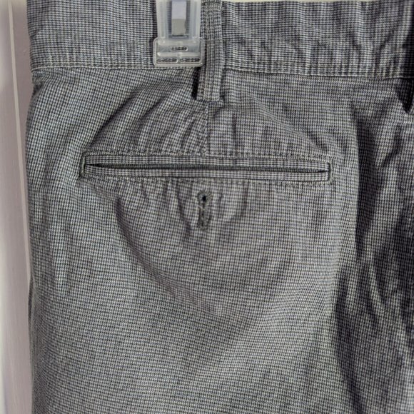Express Slim Fit Grey Checkered Chinos 32x32 - Picture 6 of 8